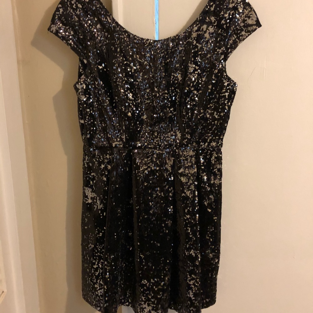 Forever 21 Silver sequin dress